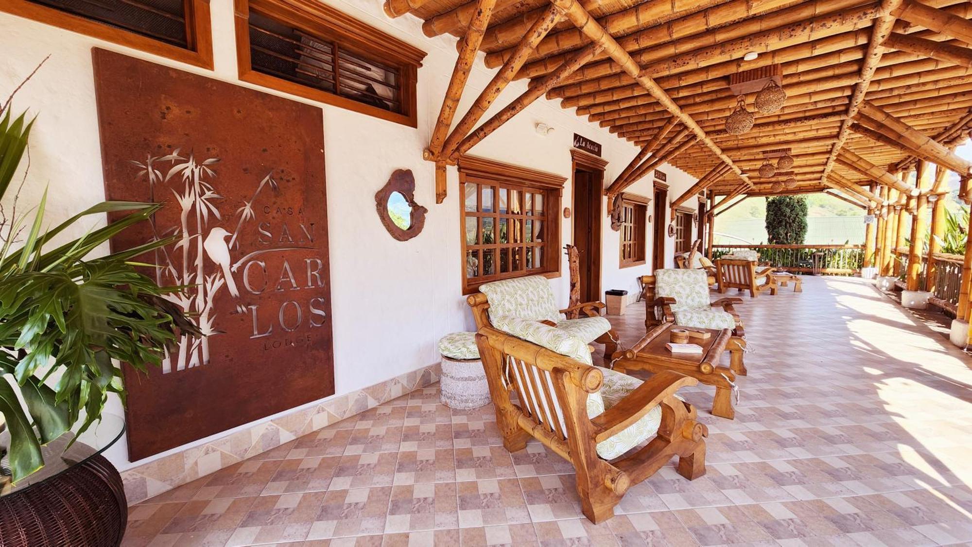 Hotel Casa San Carlos Lodge Pereira Combia Baja Exteriör bild