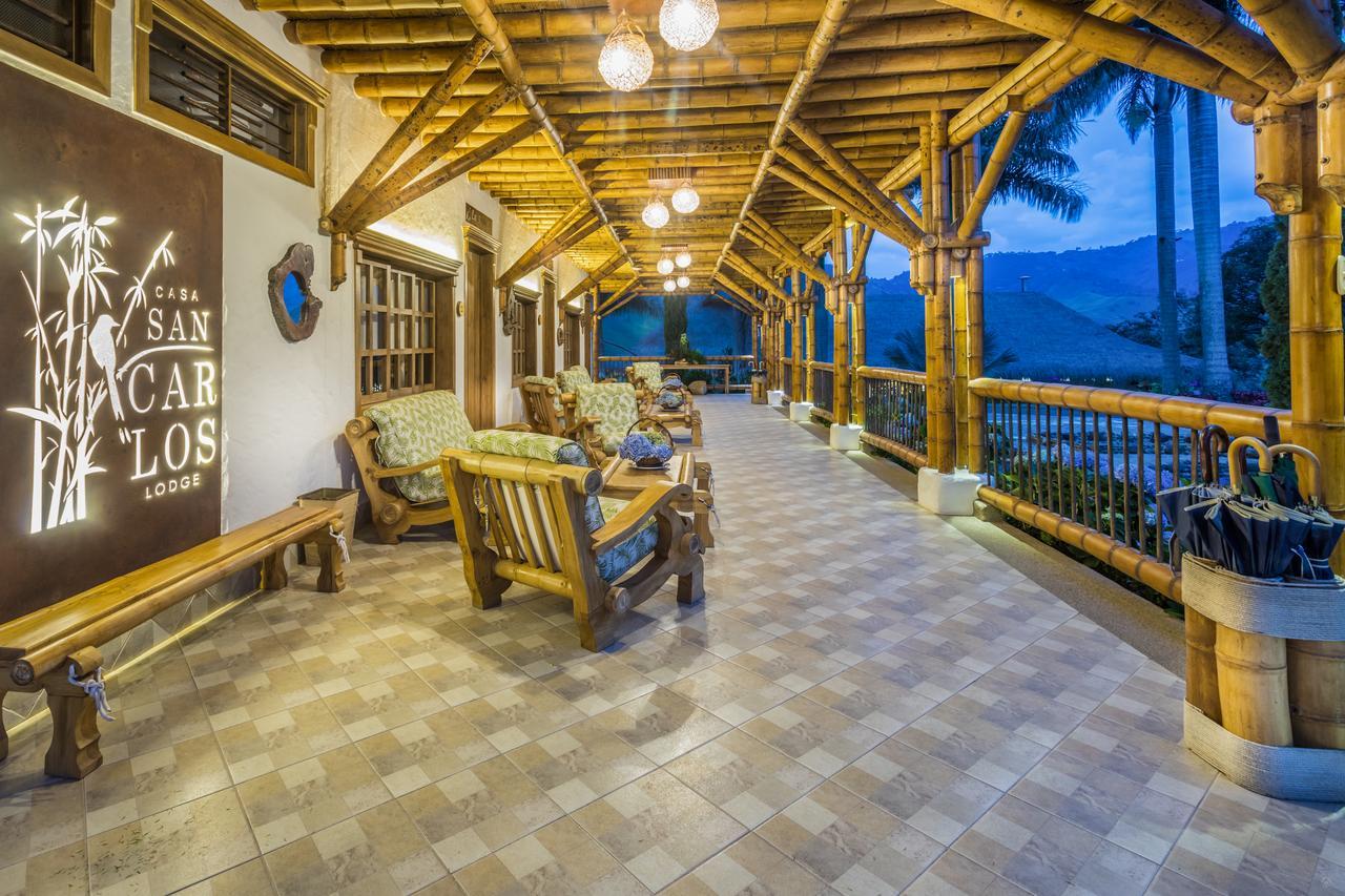 Hotel Casa San Carlos Lodge Pereira Combia Baja Exteriör bild